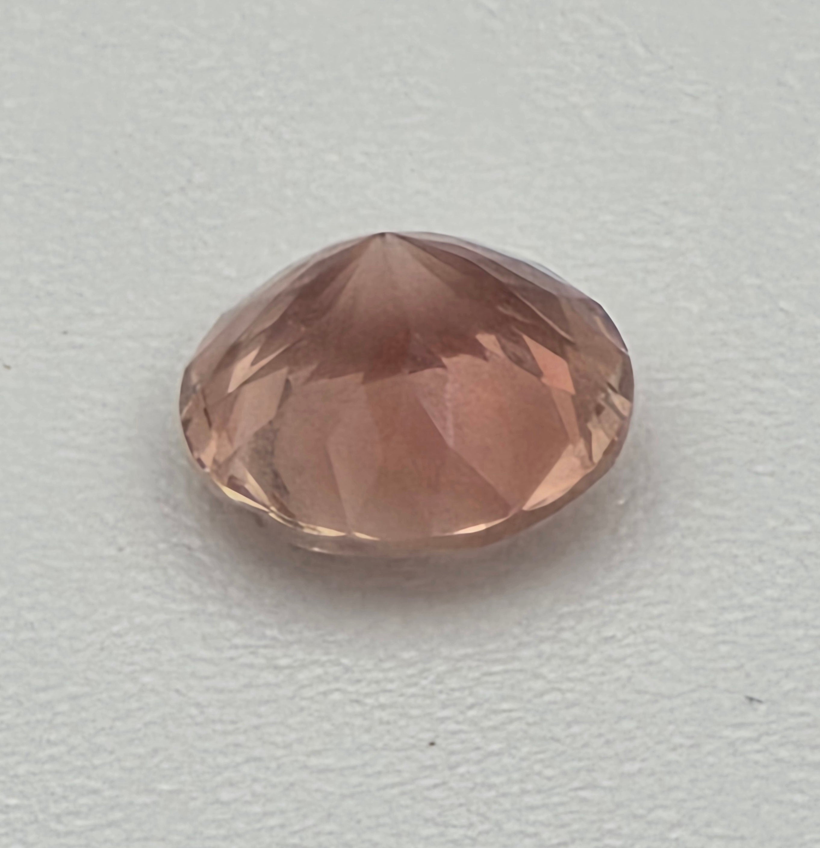 6mm Orange-Peach Schiller Oregon Sunstone – 0.75 Carats of Exceptional Fire A5 - Oregon Sunstone Wholesale